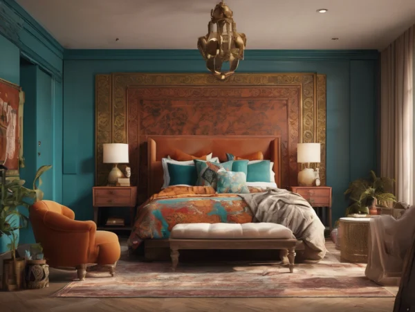 6 Eclectic Bedroom Wall Panel Design Ideas