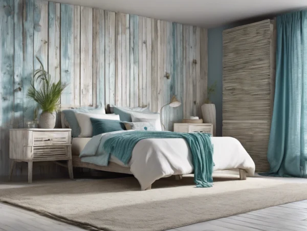Serene and Casual Coastal Bedroom Wall Panel Designs