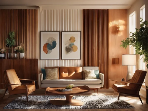 Don’t Miss These 5 Mid-Century Living Room Wall Panel Designs