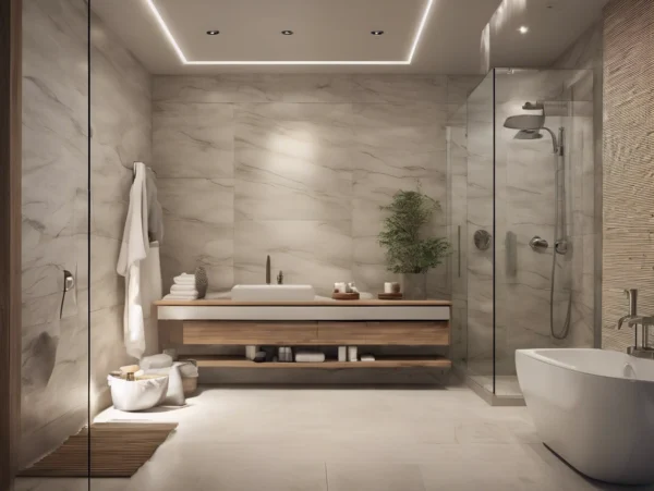 6 Minimalist Bathroom Wall Panel Design Ideas