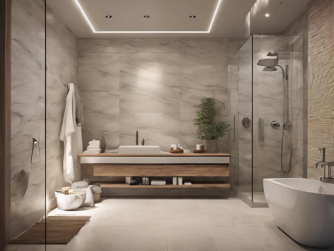 6 Minimalist Bathroom Wall Panel Design Ideas