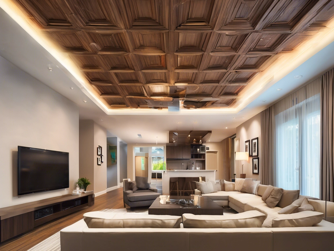 Elevating Your Living Room with Innovative WPC Ceiling Designs