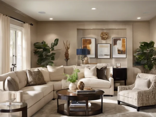 Eye-catching Transitional Living Room Design Ideas