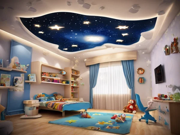 Innovative False Ceiling Designs for Children's Bedrooms