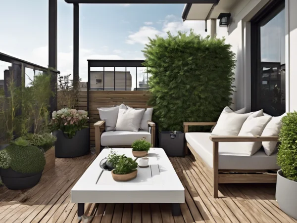 Renovation of balcony using WPC decking