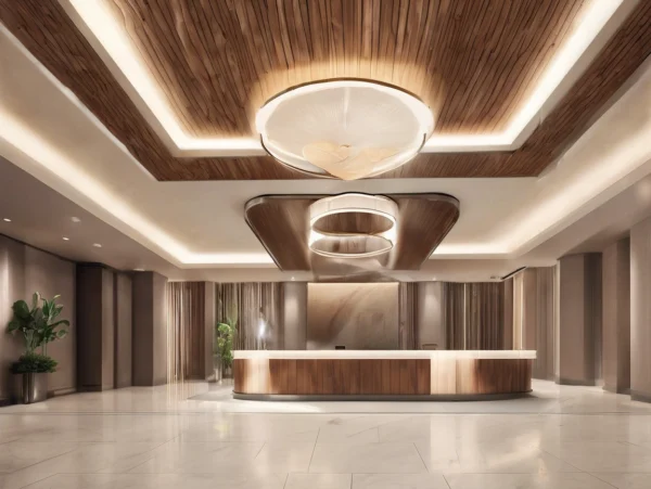 WPC Ceiling Design for the Lobby