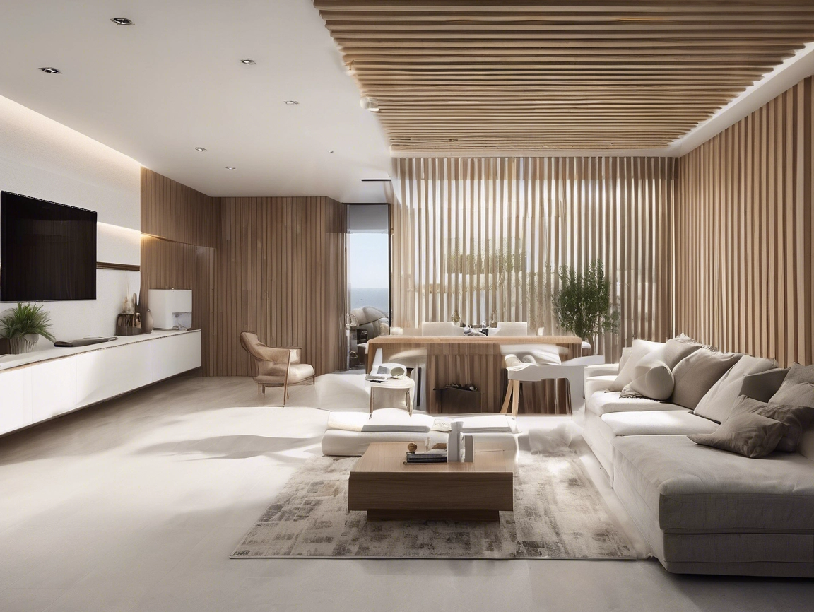 Modern Villa Interior Design Ideas WPC Wall Panel