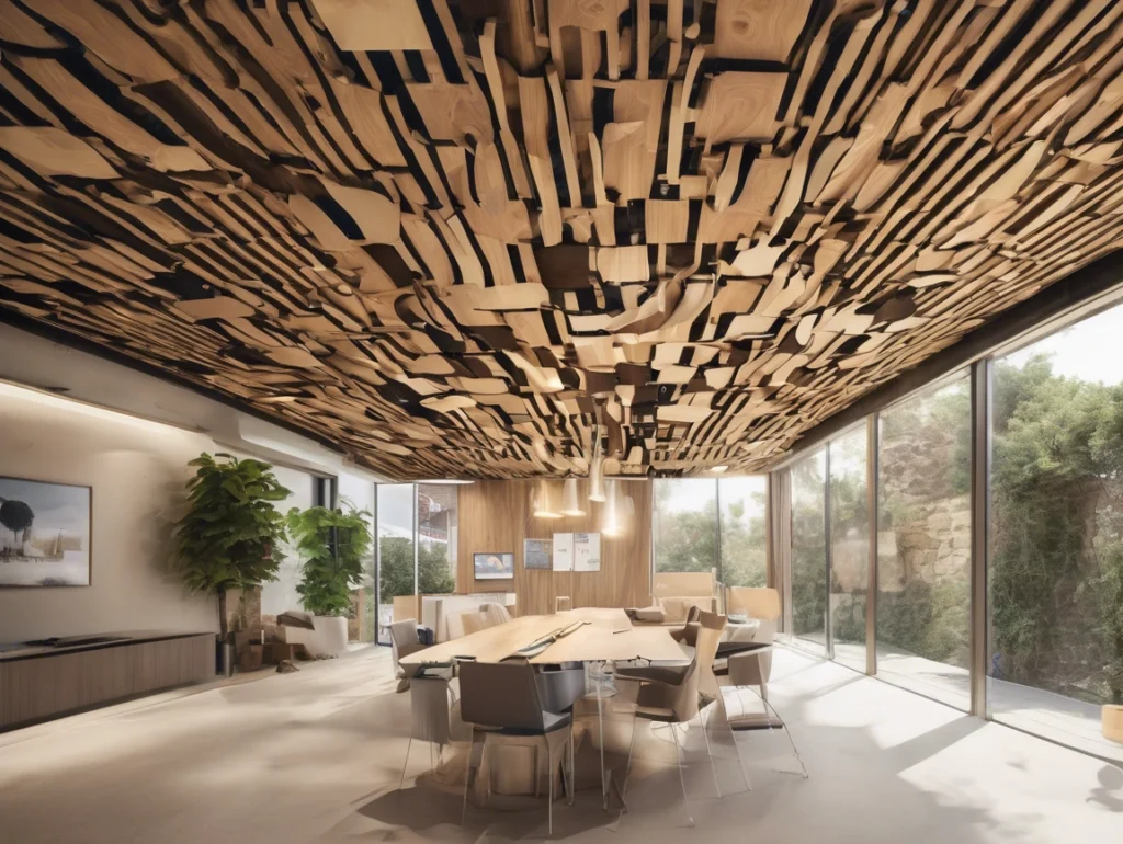How to Install an Ecological Wood Ceiling