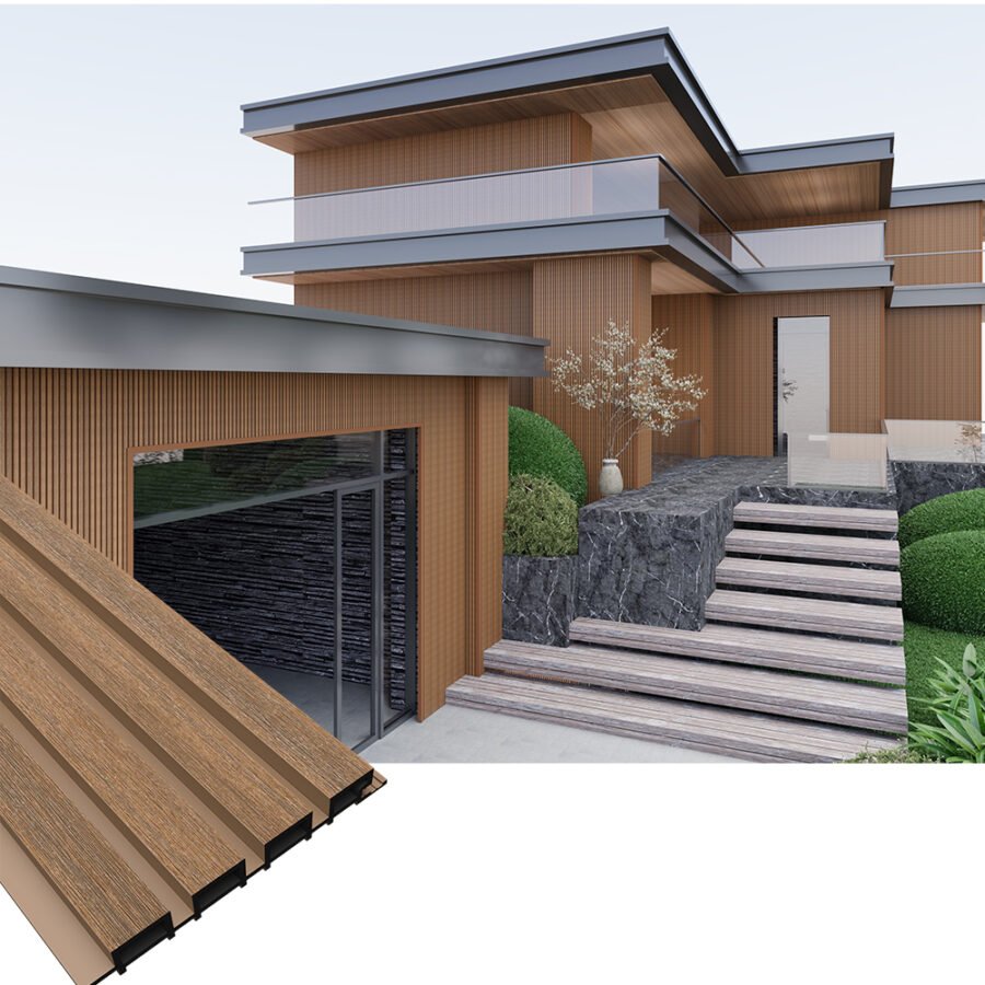 Colorful wpc wall panel exterior 7