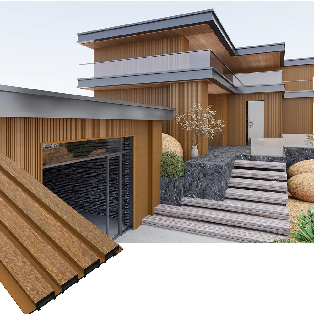 Colorful wpc wall panel exterior 8