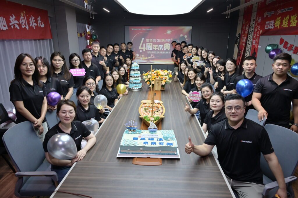 Witopdecor team photo on the fourth anniversary