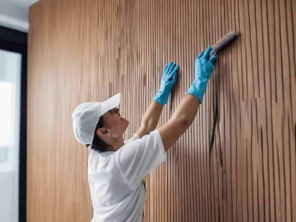 How to clean the WPC wall panel?