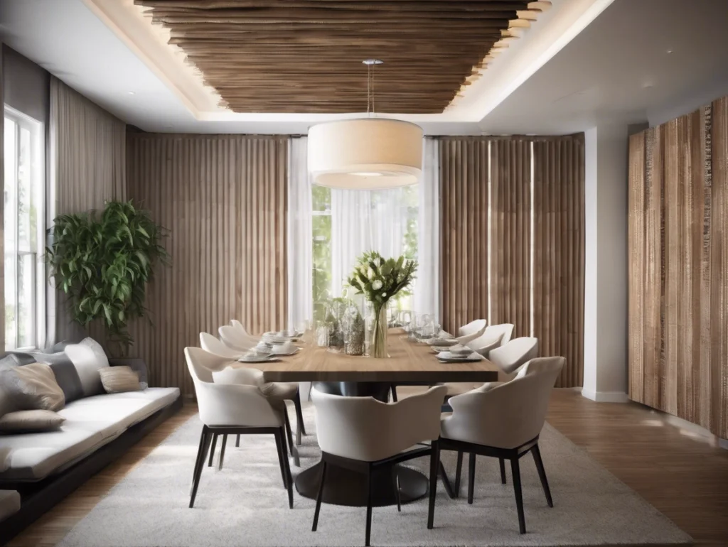 Dining Room Acoustic Panels and Ceilings