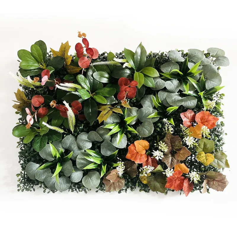 Vintage Grass Wall Panel with Flowers CGUV-109