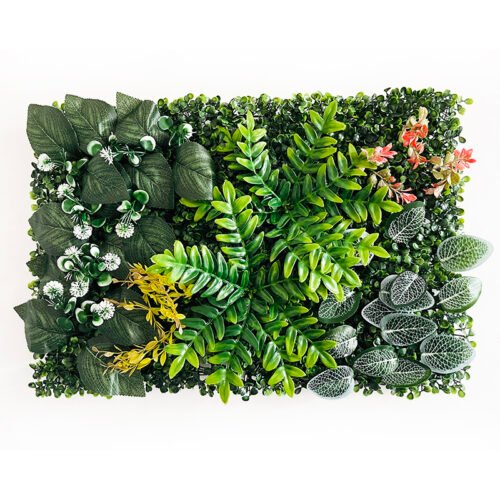 Vintage Grass Wall Panel with Flowers CGUV-111