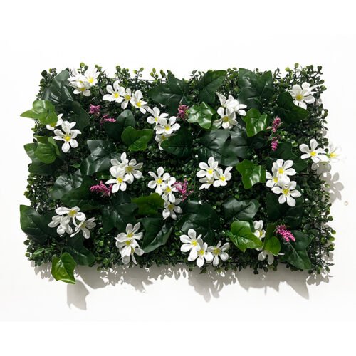 Vintage Grass Wall Panel with Flowers CGUV-114