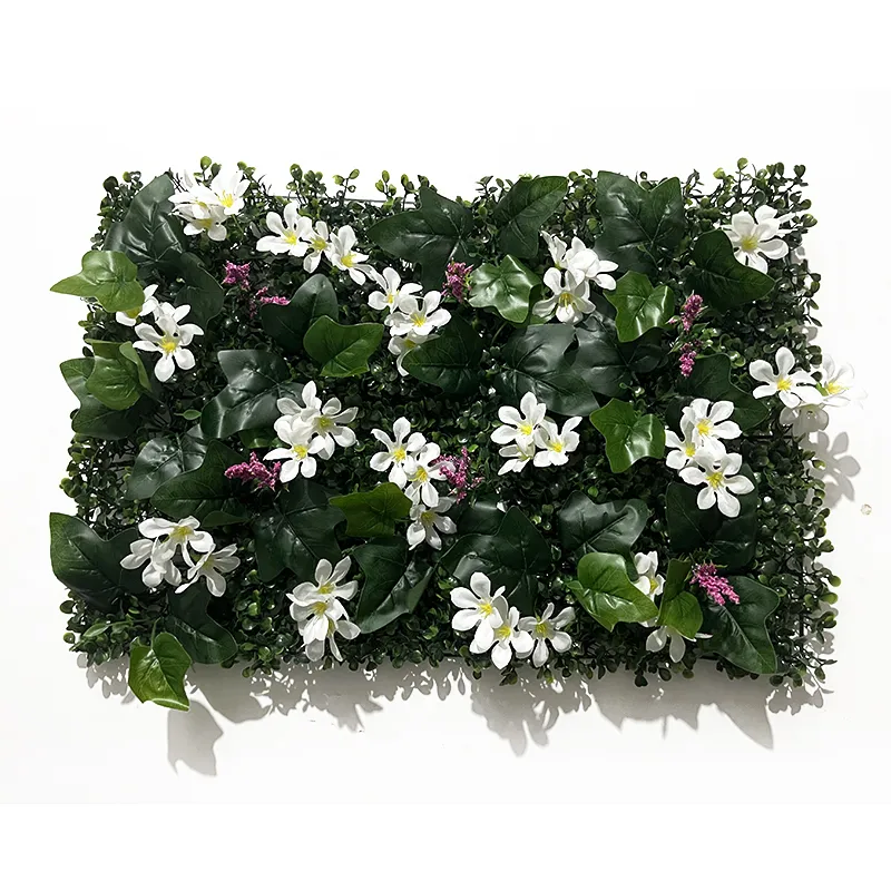 Vintage Grass Wall Panel with Flowers CGUV-114