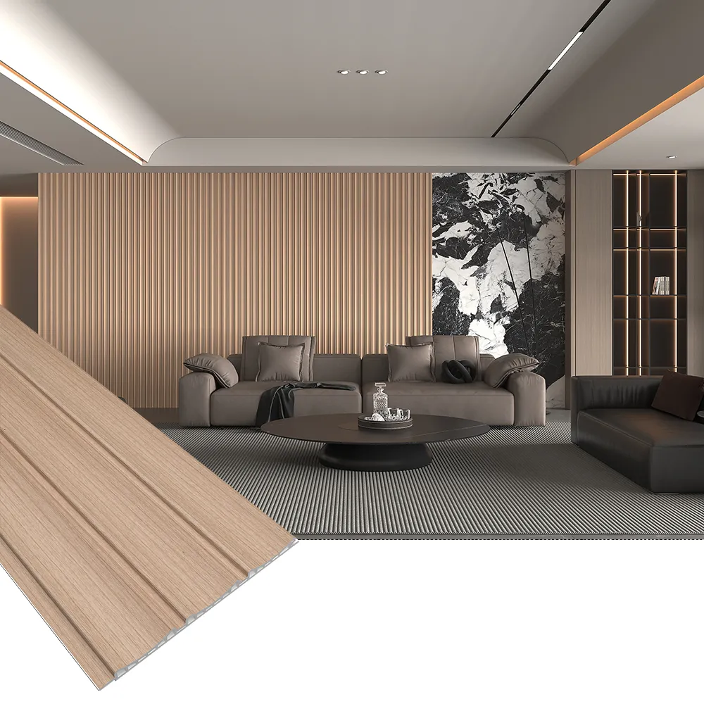 WPC Wooden Indoor Decor Wall Panel CTWPC-19512-2
