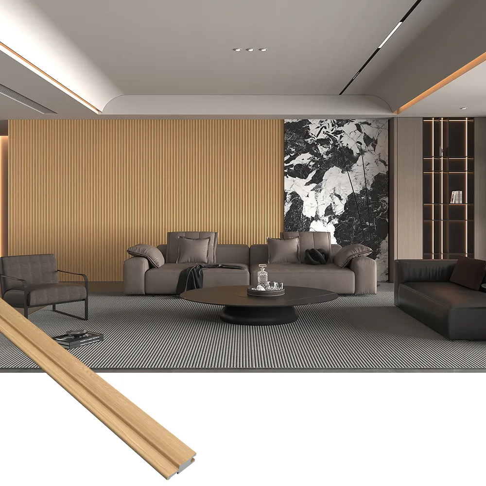 Premium Leather Texture WPC Panels CTWPC-5018-1