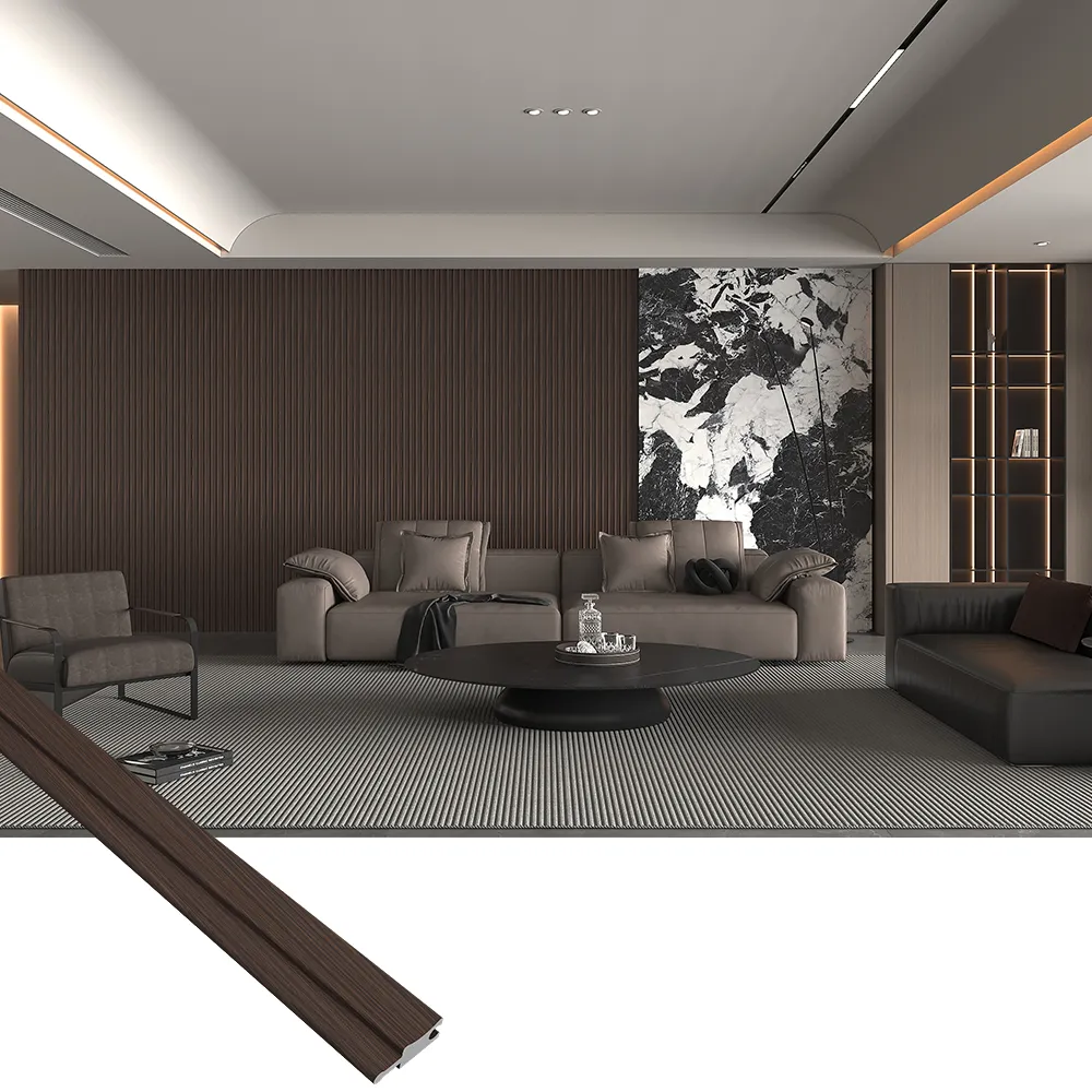 Premium Leather Texture WPC Panels CTWPC-5018-5 Premium Leather Texture WPC Panels CTWPC-5018-5