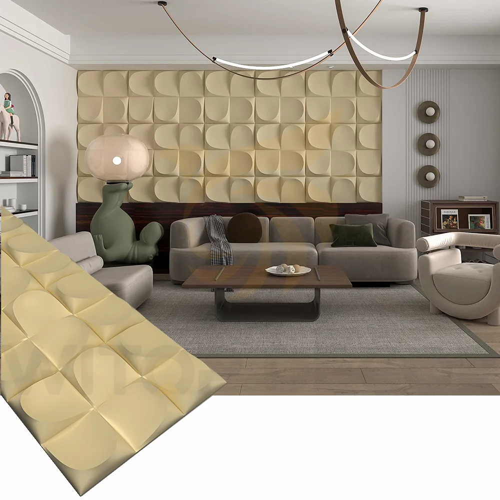 Waterproof PVC 3D Wall Panels6