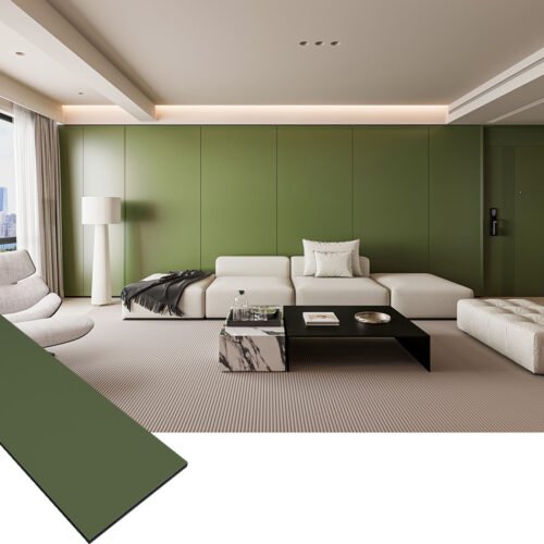 Wood Veneer Bamboo Charcoal Wall Panel Mirror Serirs6