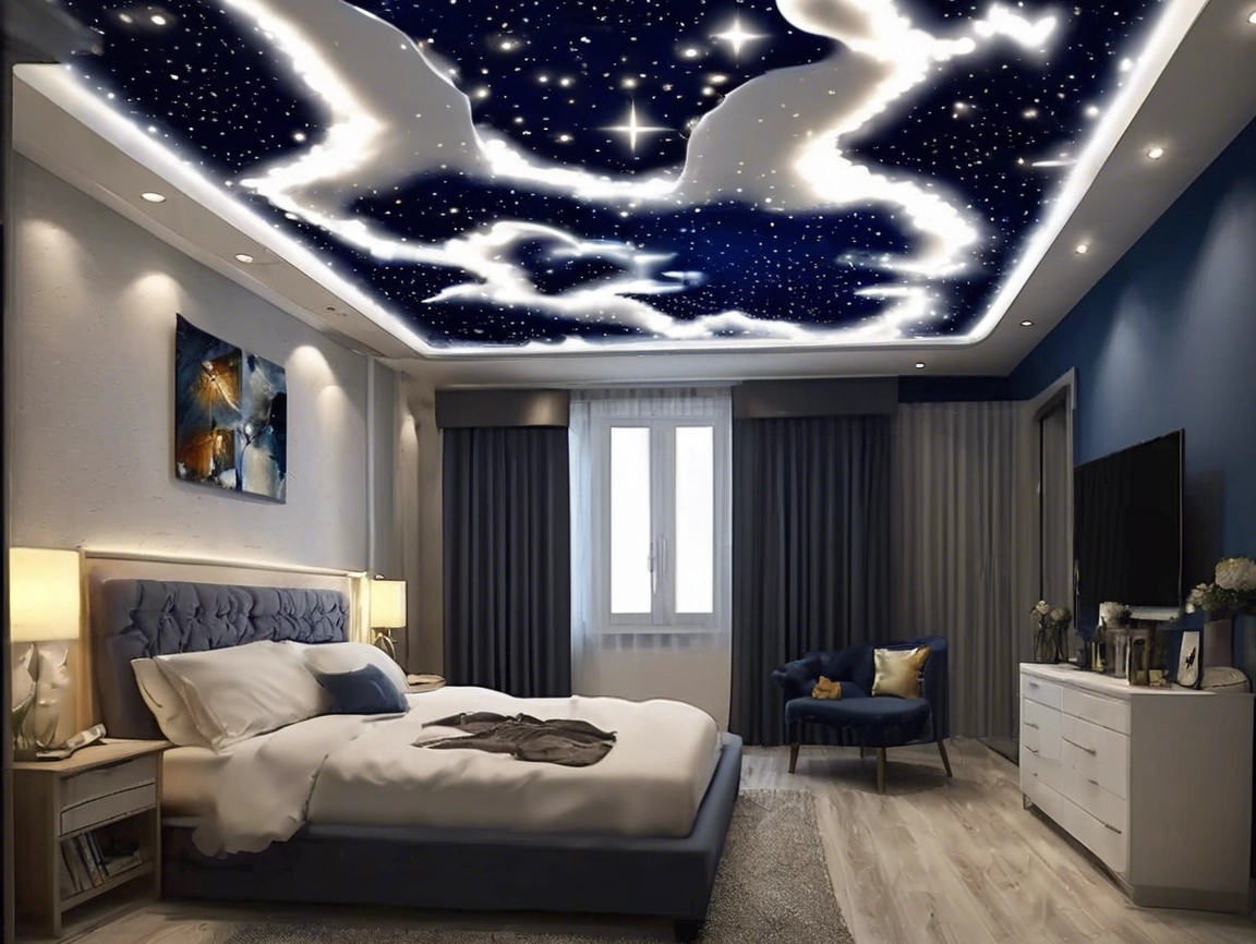 5 Creative Bedroom PVC Ceiling Designs