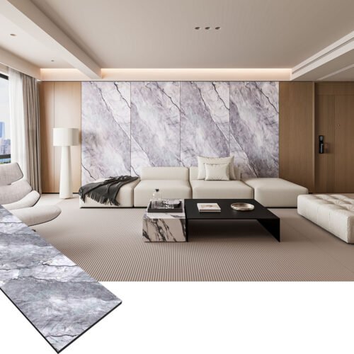 PET Stone Series Bamboo Charcoal Wall Panel Wood Veneer3