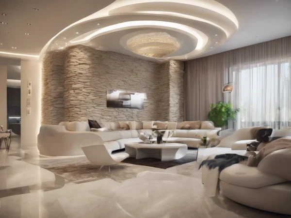 Creative Application of Flexible Stone in Interior Design