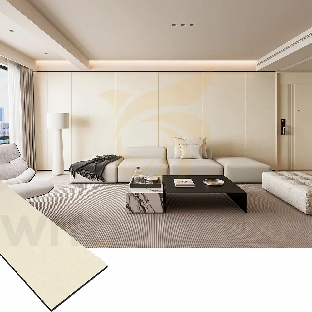 Wood Veneer Bamboo Charcoal Wall Panel Mirror Serirs2