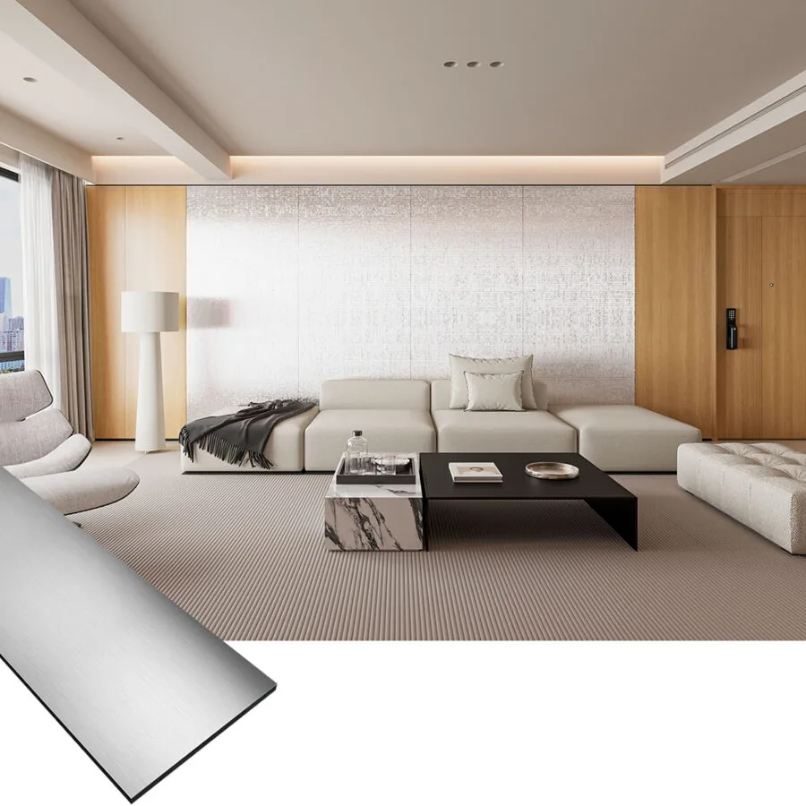 PET acoustic panel wall installation