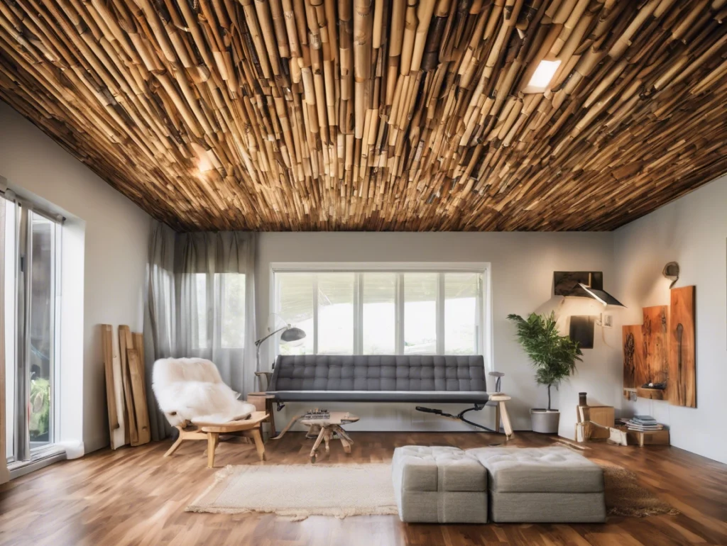 How to Install Ecological Wood Ceiling?