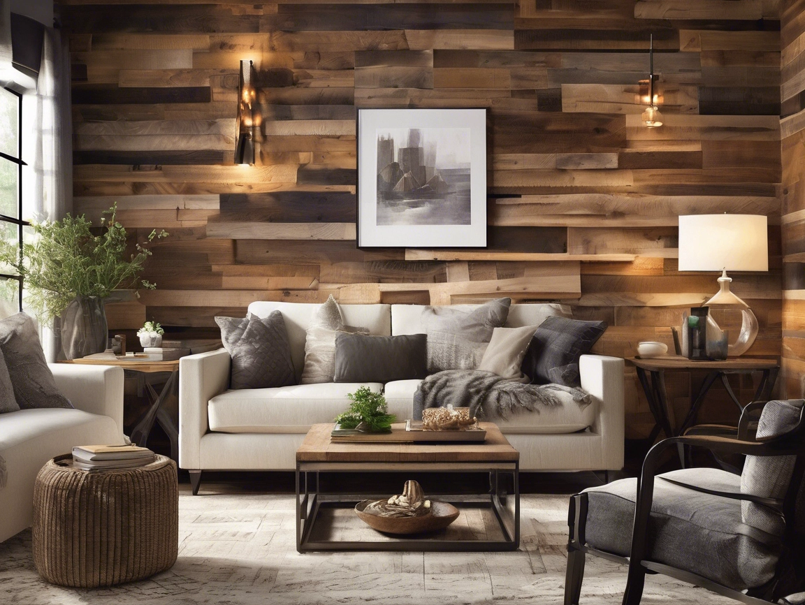 Create Beautiful Wood Accent Wall Panels for Your Living Room