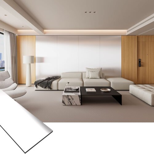PET Metal Series Bamboo Charcoal Wall Panel Veneer 2