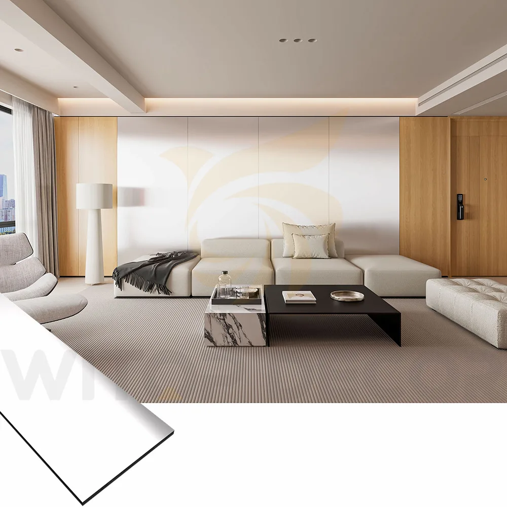 PET Metal Series Bamboo Charcoal Wall Panel Veneer 2