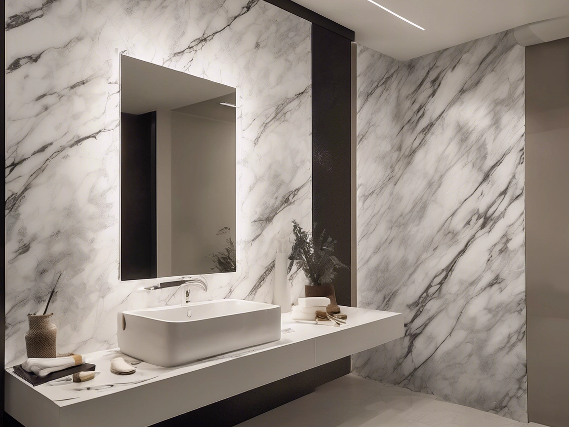 How to install marble wall panels