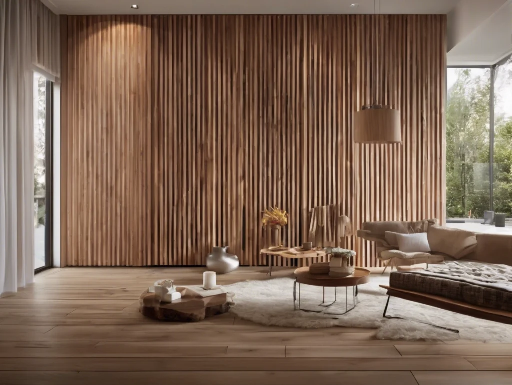 How to install wood slat wall panels