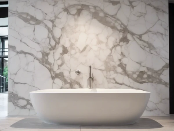 How secure are cultured marble panels to the wall