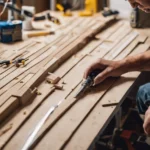How to fix slat wall panels
