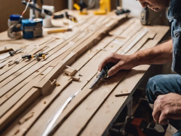 How to fix slat wall panels