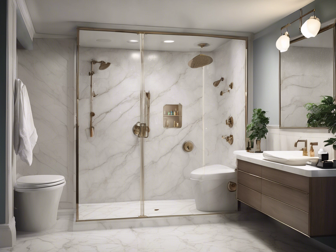 who makes cultured marble panels for shower walls