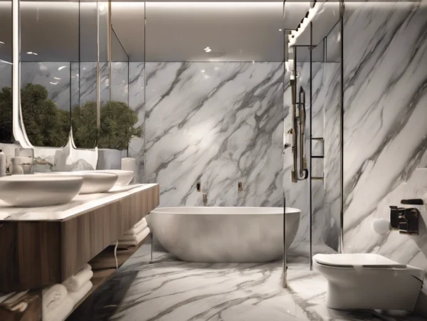 Is UV Marble Sheet Wall Panel Waterproof