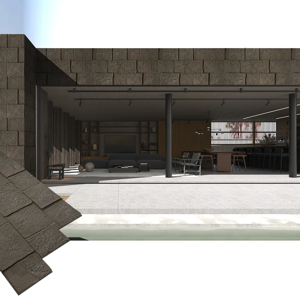 Exterior Faux Stone Panels