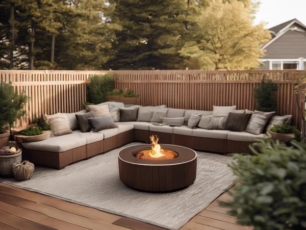 Design ideas for brown composite decking