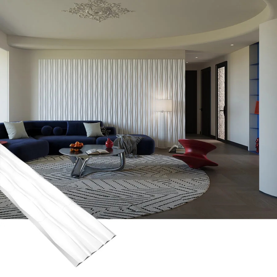 PET acoustic panel wall installation — view 5