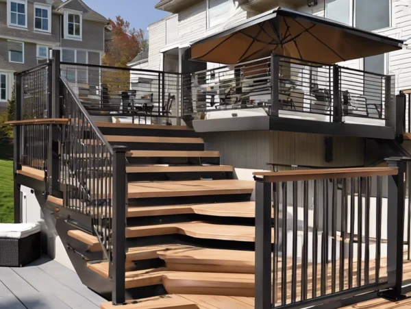 How to Install Metal Railings on Composite Decking