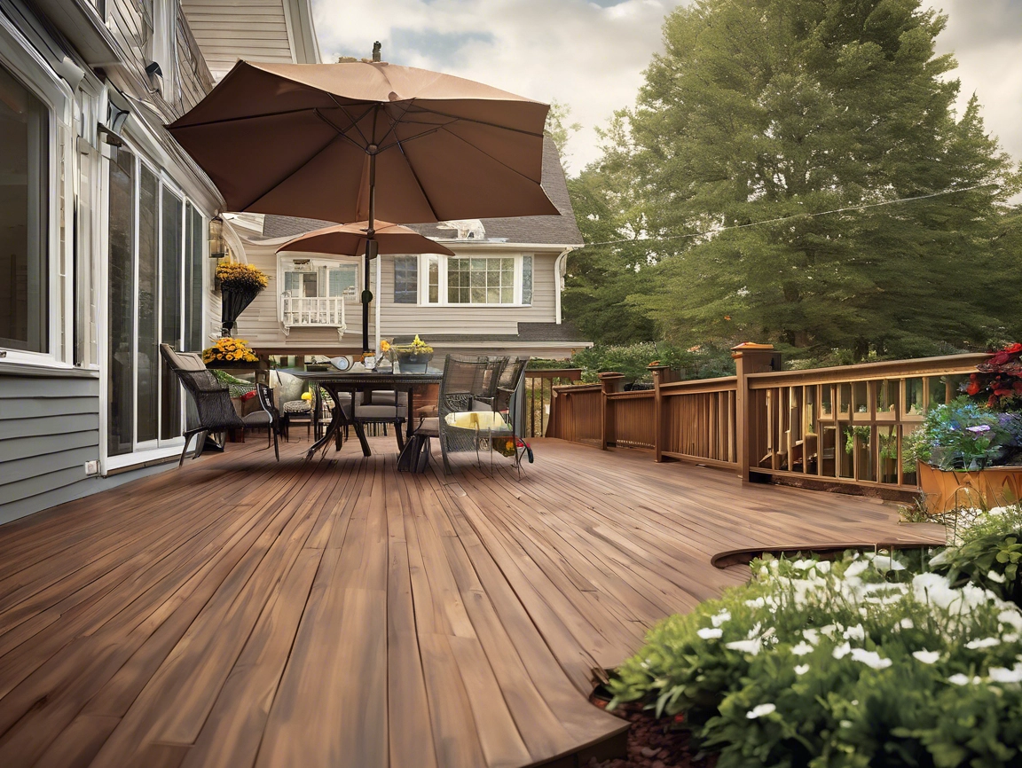 How do DIY enthusiasts maintain their outdoor decks?