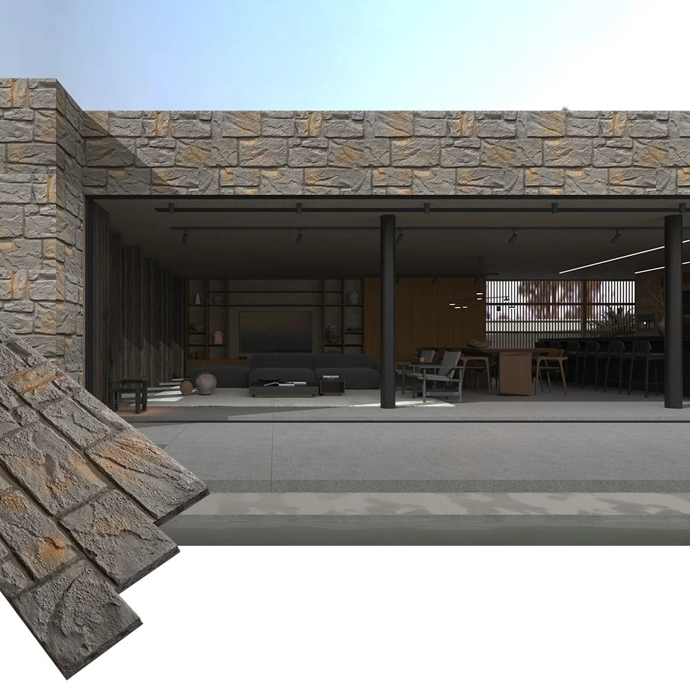 Faux Outdoor Stone Panels