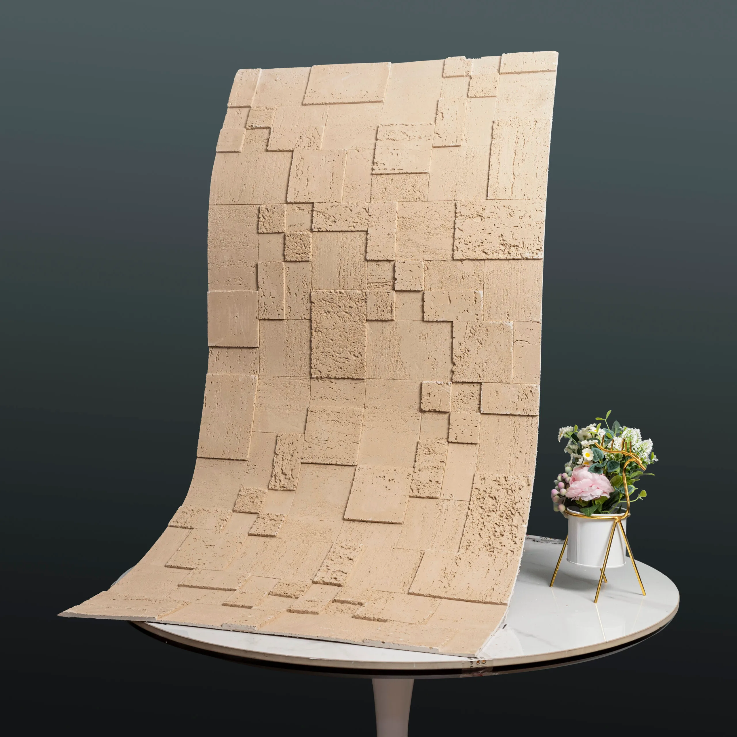 Office waterproof soft stone wall panel 2