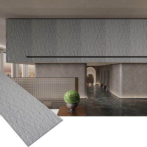 Flexible fake stone panels